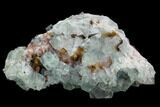 Blue-Green, Cubic Fluorite Crystal Cluster - Morocco #99006-2